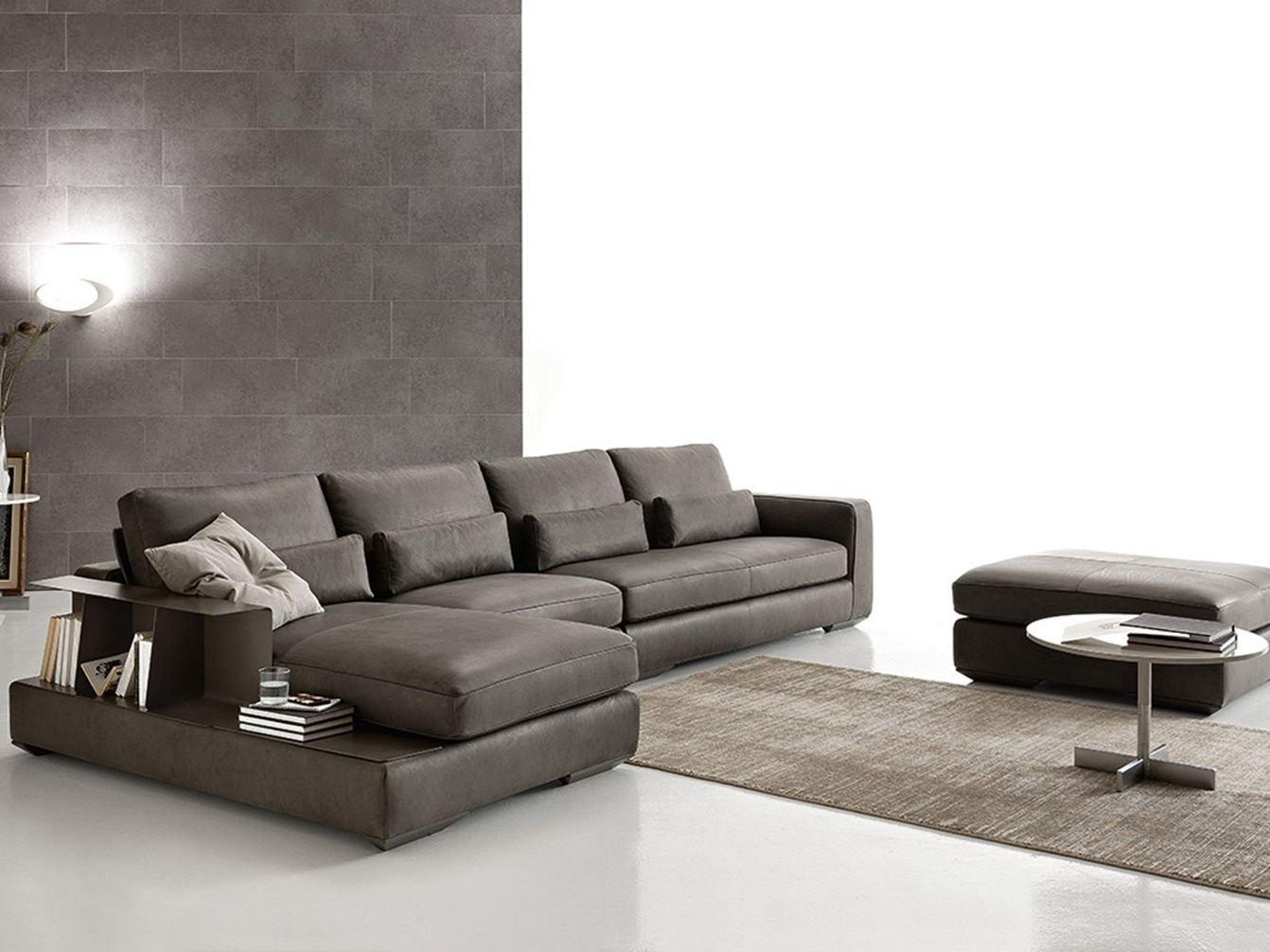 Corner sectional leather sofa | Loman Leather by Ditre Italia