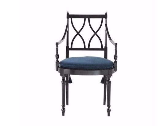 Beech chair with armrests | Bridge by Gianfranco Ferre Home