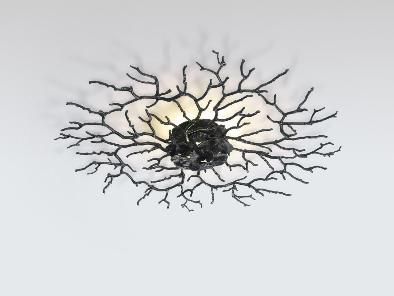 Bronze wall lamp / ceiling lamp | Coral Ap1487 by Serip