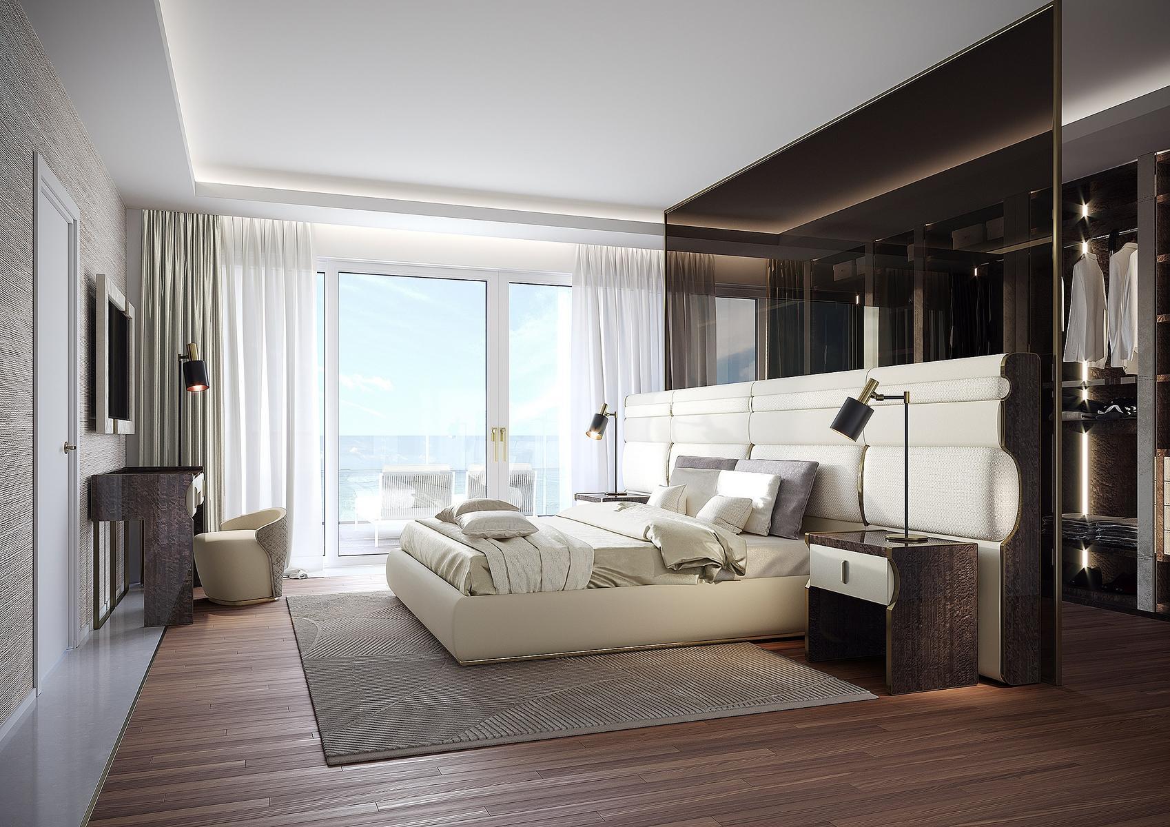 Rectangular wooden bedside table with drawers | Trilogy by Capital Collection