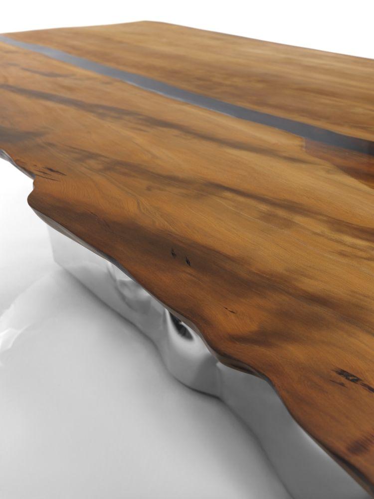 Rectangular wood table | Riflessi by Riva 1920