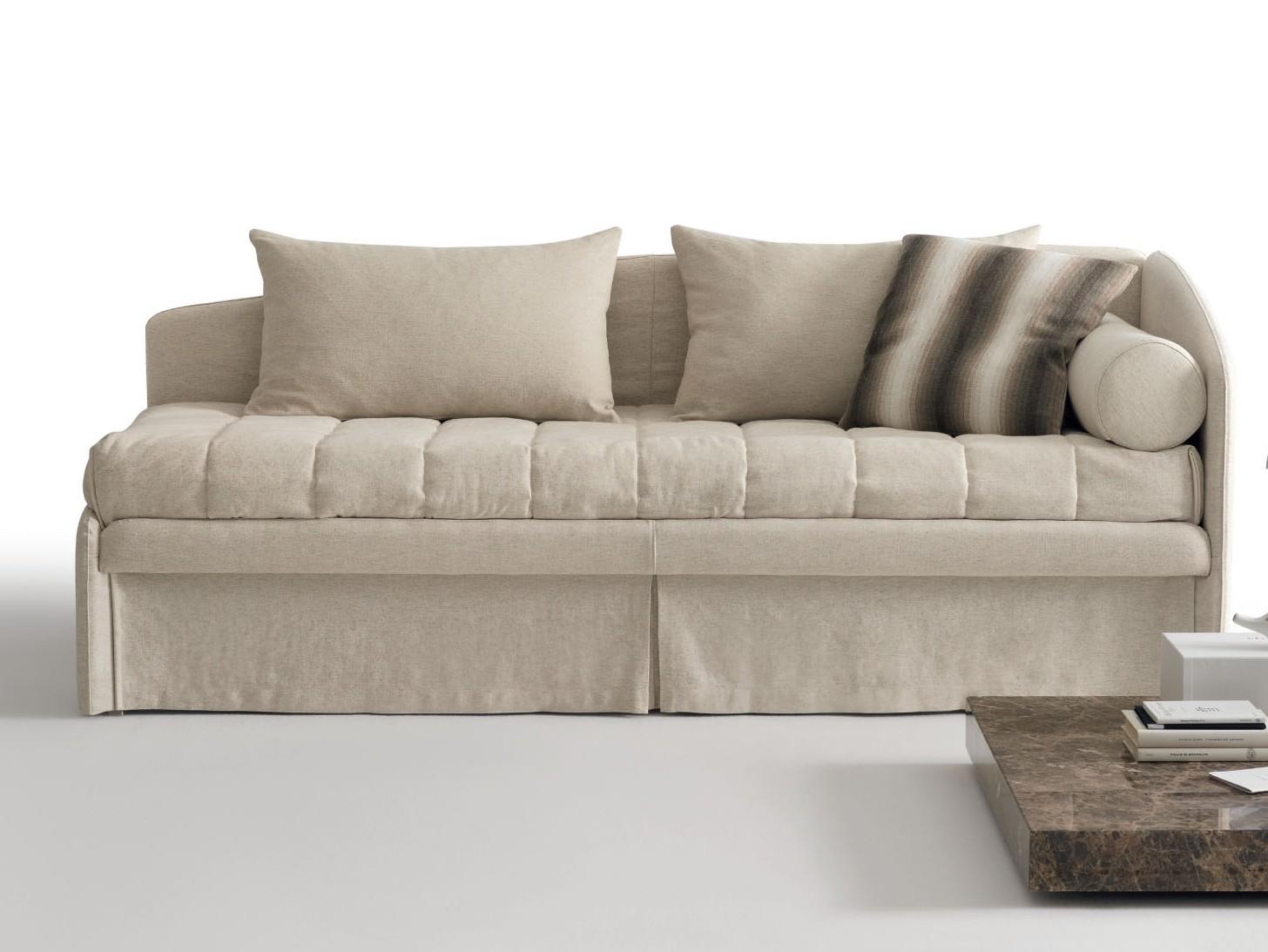 Fabric sofa bed with removable cover | Carlotta Plus by Dema