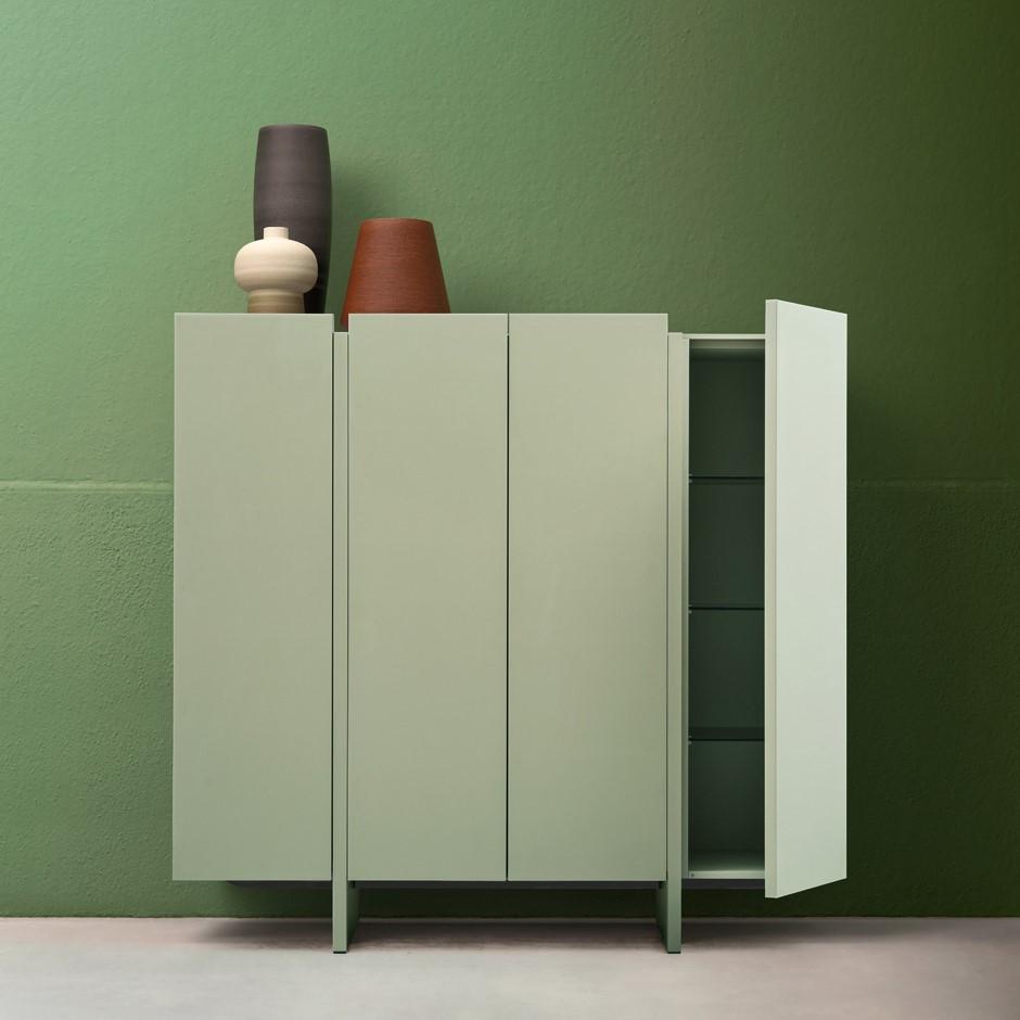 Modular veneer sideboard with doors | Recta by ALF Dafre