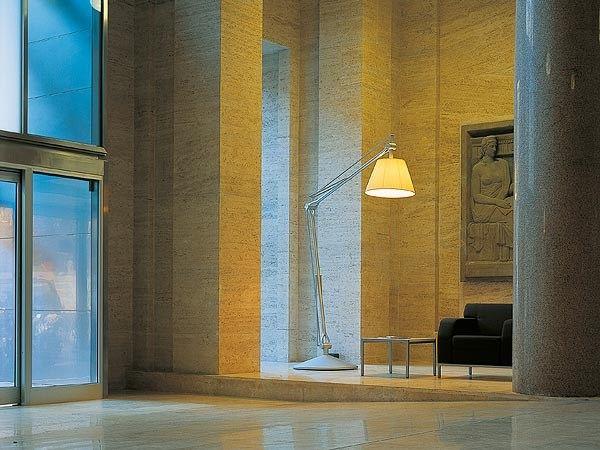 Fabric floor lamp | Superarchimoon by Flos