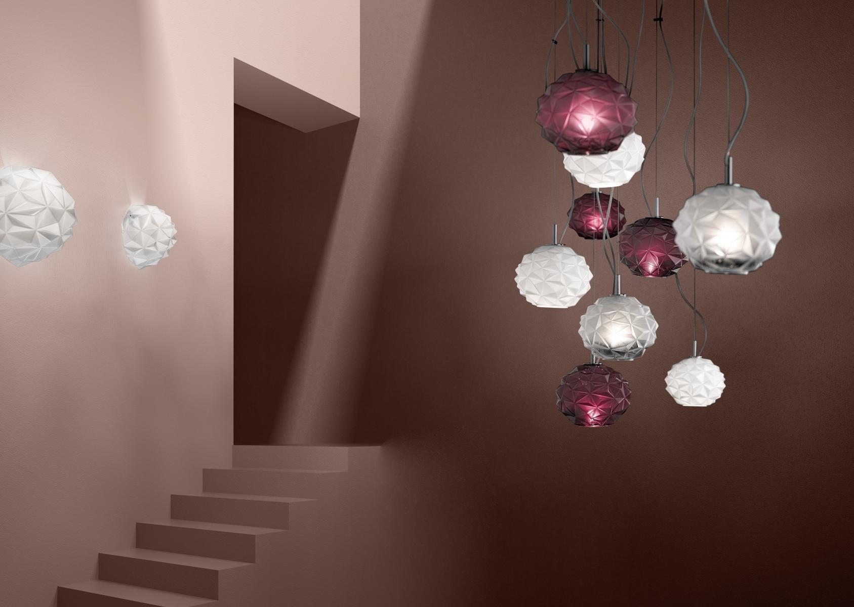 Glass wall light | Emisphera by Sylcom