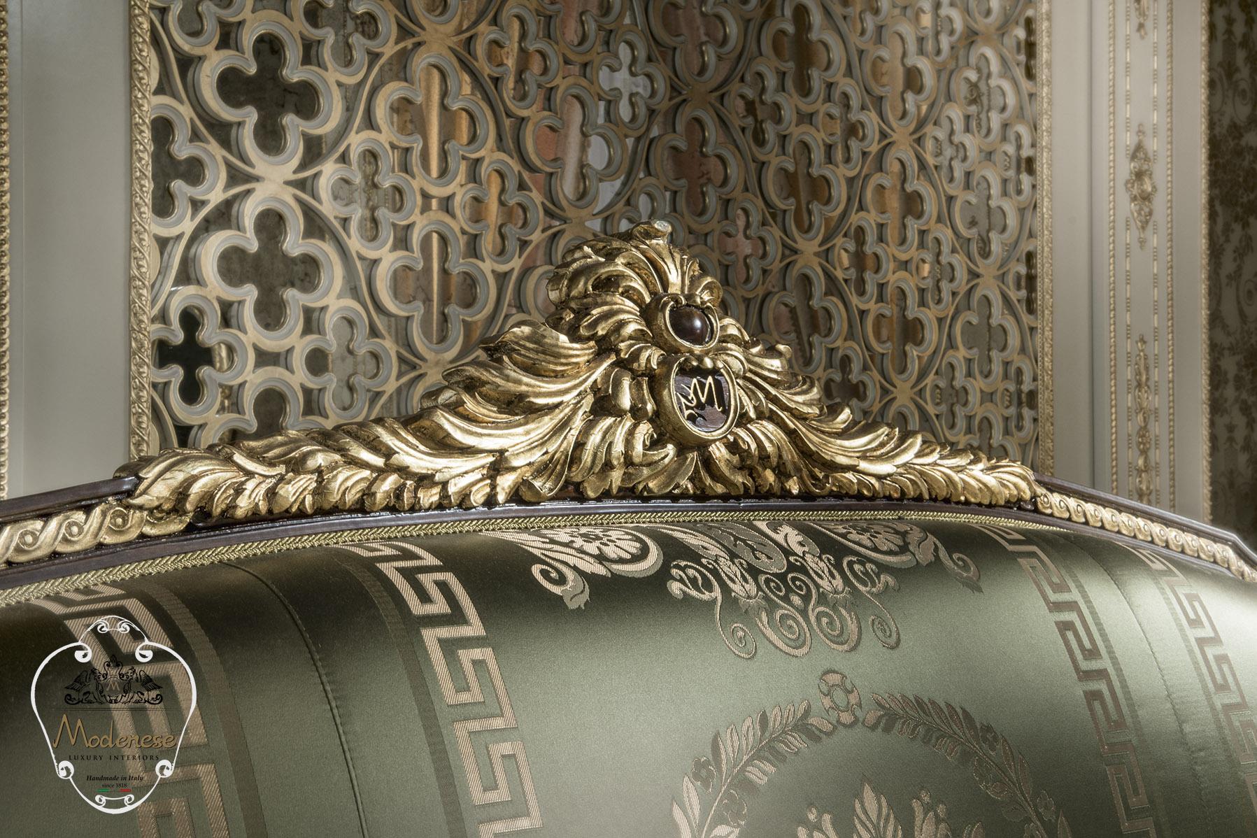 3 seater fabric sofa | 14401 by Modenese Gastone