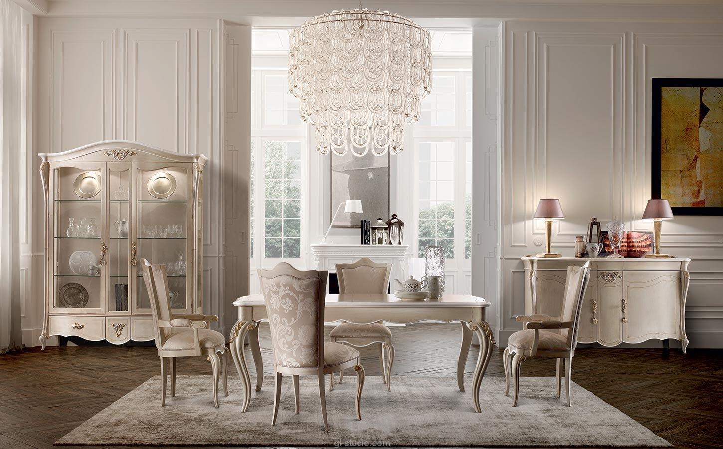 Living room set in a classic style | Certosa by Signorini Coco