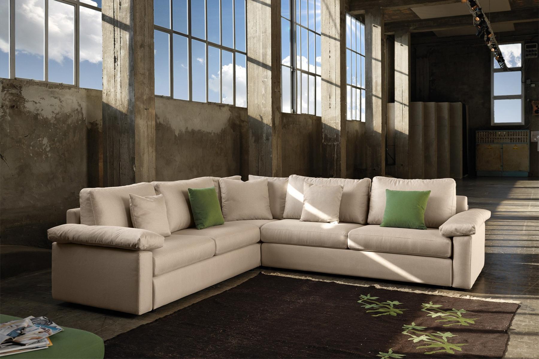 Sectional convertible sofa | Mukai by Domingo salotti