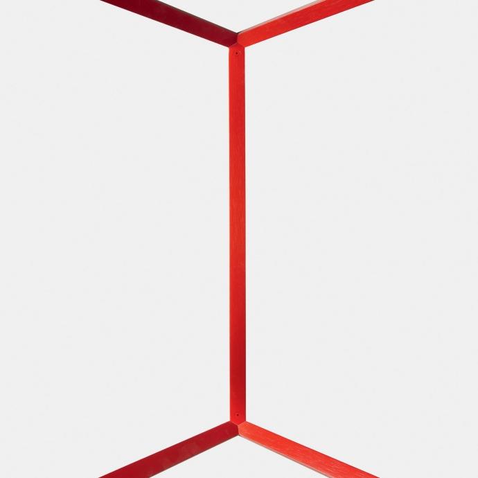 Modular square glass coffee table | 45° by Molteni