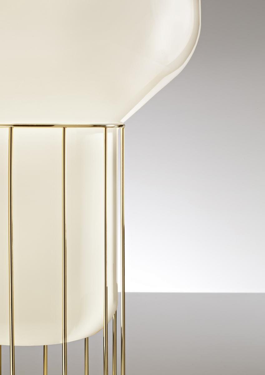 Blown glass table lamp | Aérostat by Fabbian