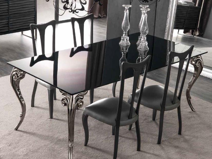 Rectangular lacquered glass table | Antares by Corte Zari