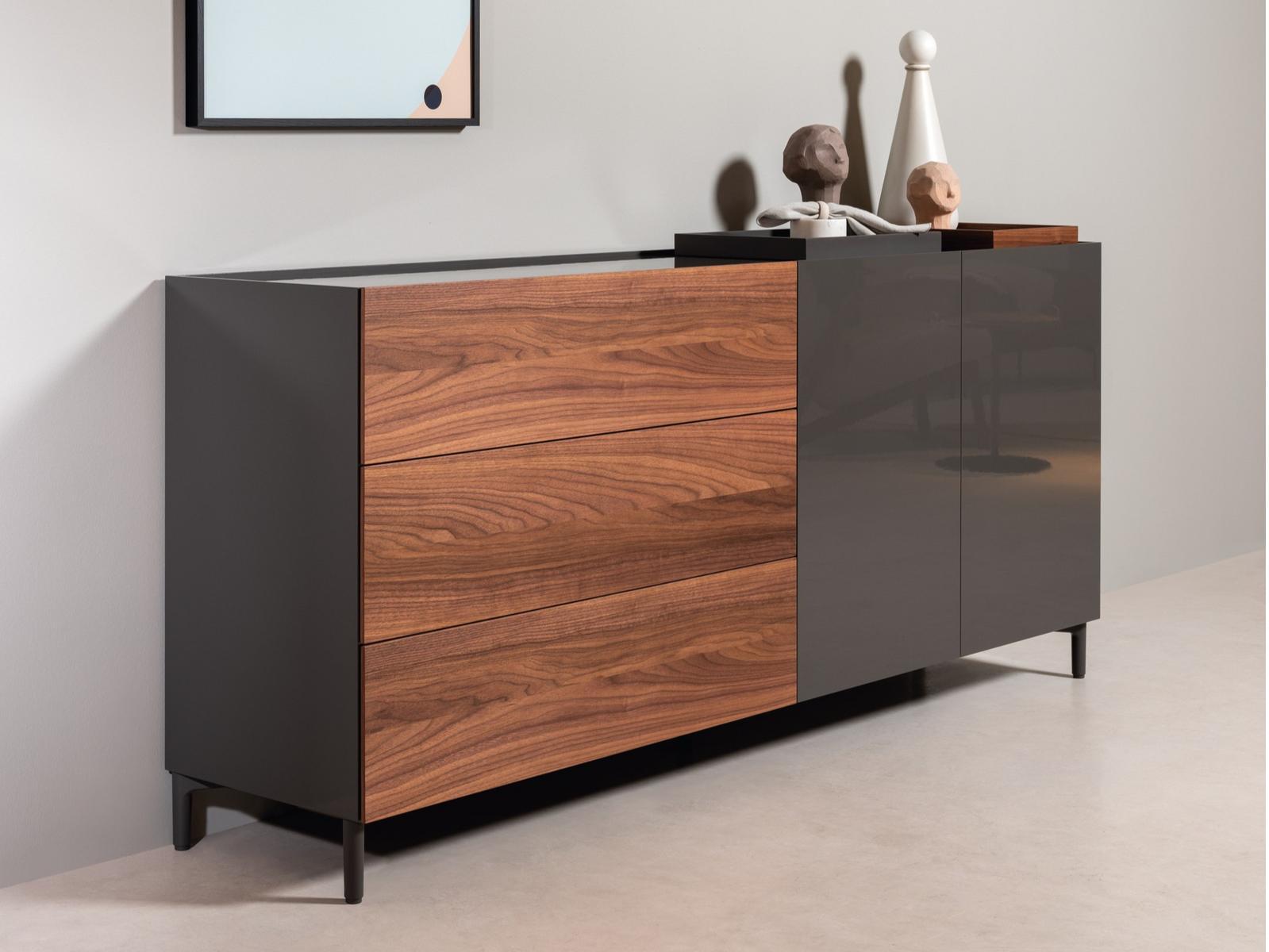 Wooden chest of drawers | 9200 Stretto by Rolf Benz