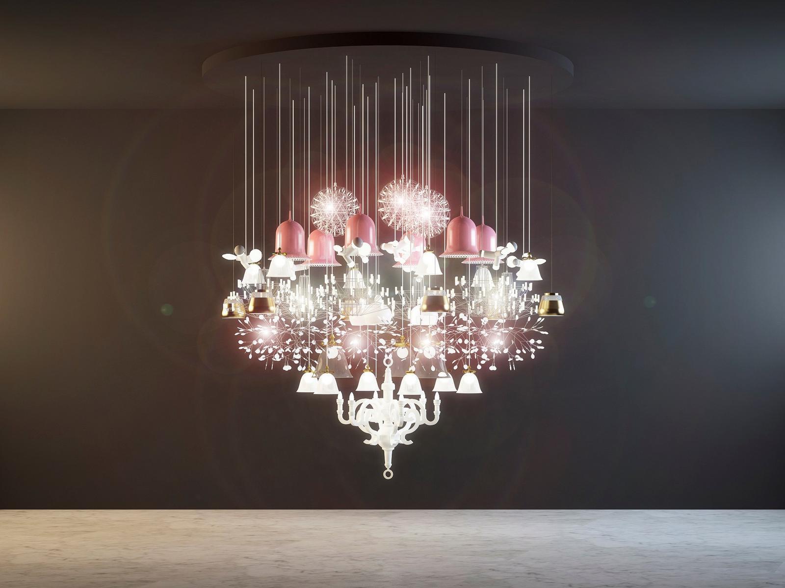 Direct light chandelier | Mega Chandelier by Moooi