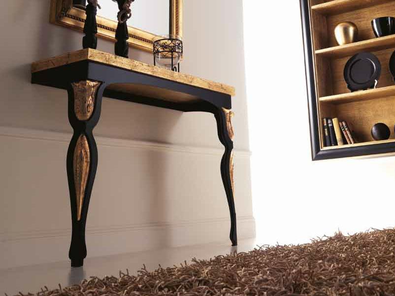 Rectangular oak console table | Erika by Corte Zari