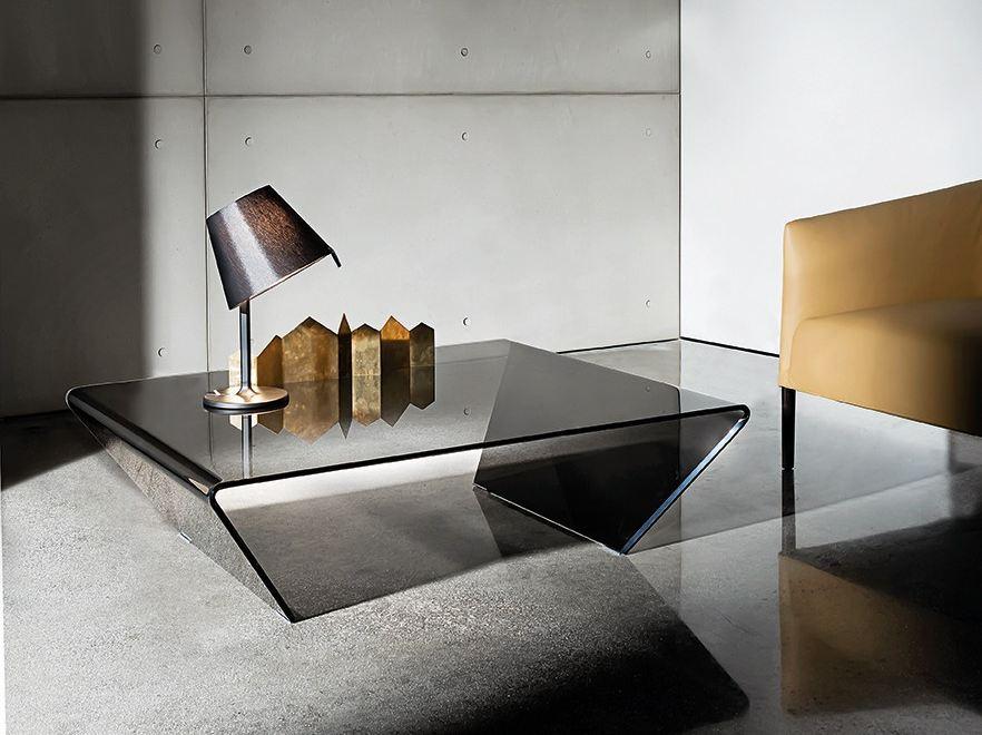 Rectangular crystal coffee table | Rubino by Sovet