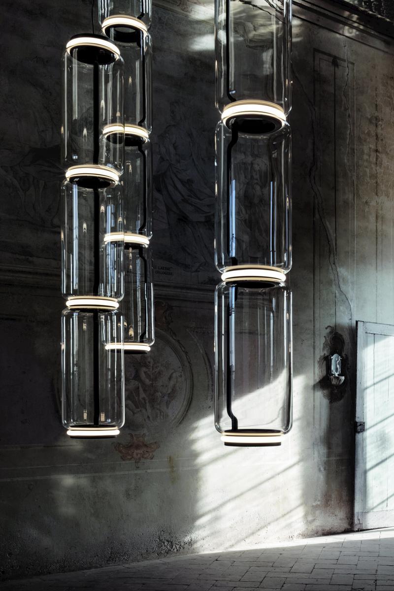Direct light Blown crystal pendant lamp | Noctambule by Flos