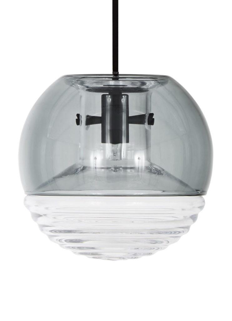Glass pendant lamp in a contemporary style | Flask by Tom Dixon