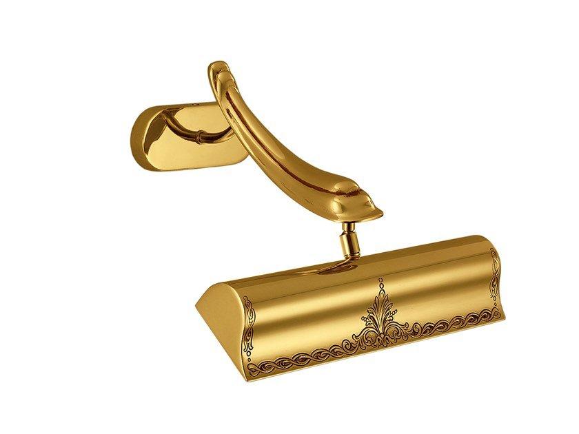 Brass wall light | Herriet 3055/a2 by Possoni Illuminazione