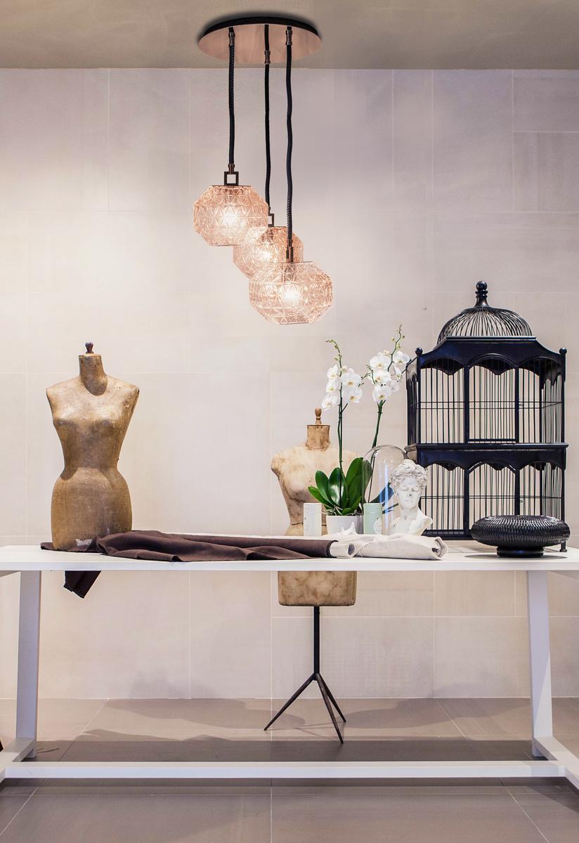 Crystal pendant lamp | Treasure Deluxe Cluster 3 by Contardi