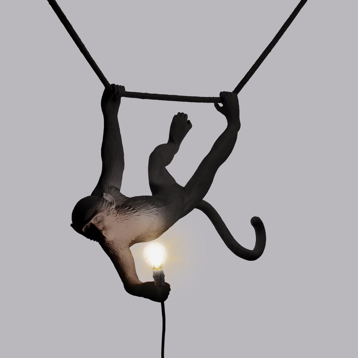 LED resin pendant lamp | The Monkey Lamp Swing by Seletti