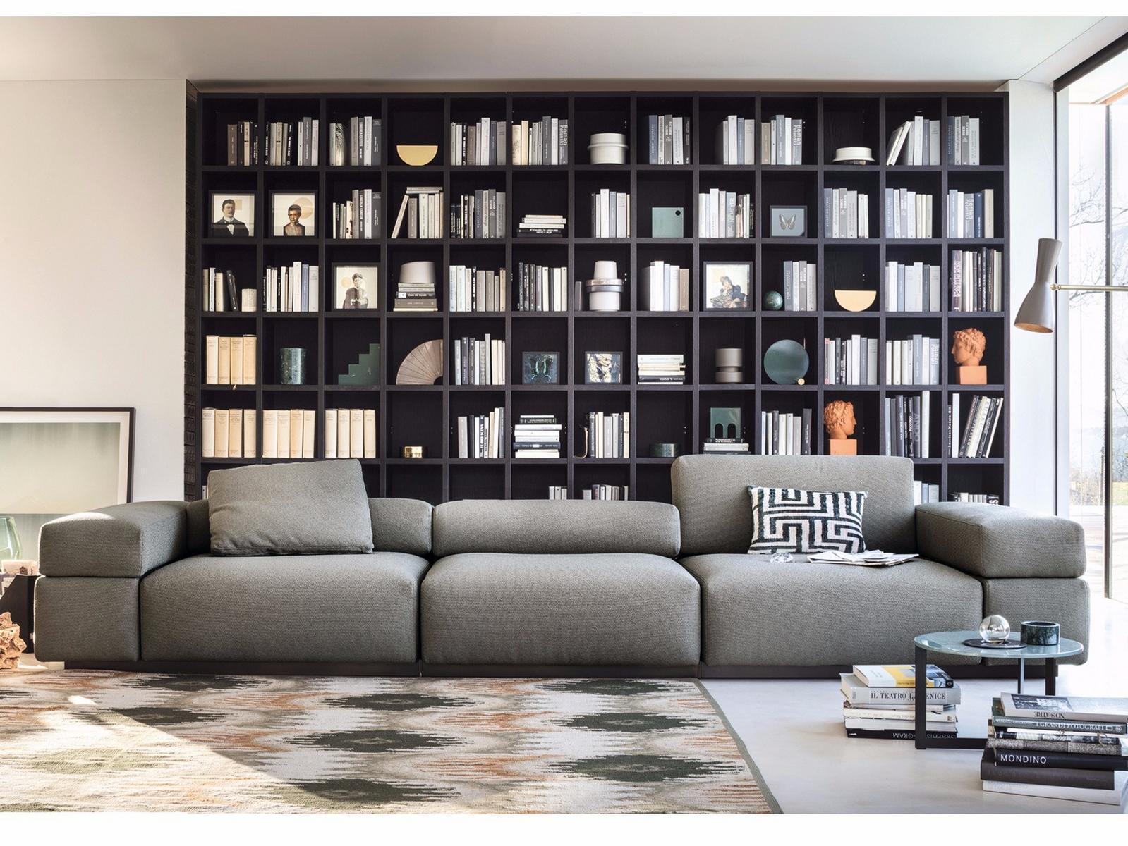 Recliner fabric sofa | Brick Lane by Lema