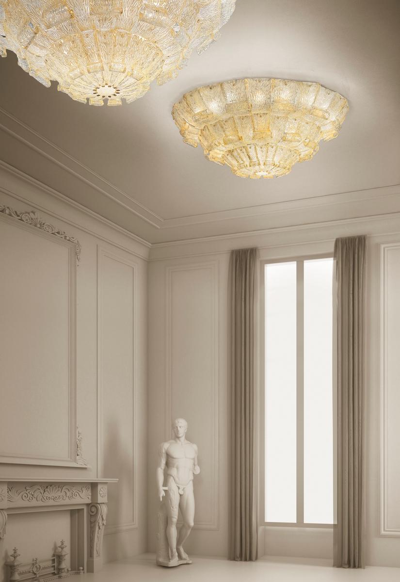 Glass ceiling light | Tribuno by Sylcom