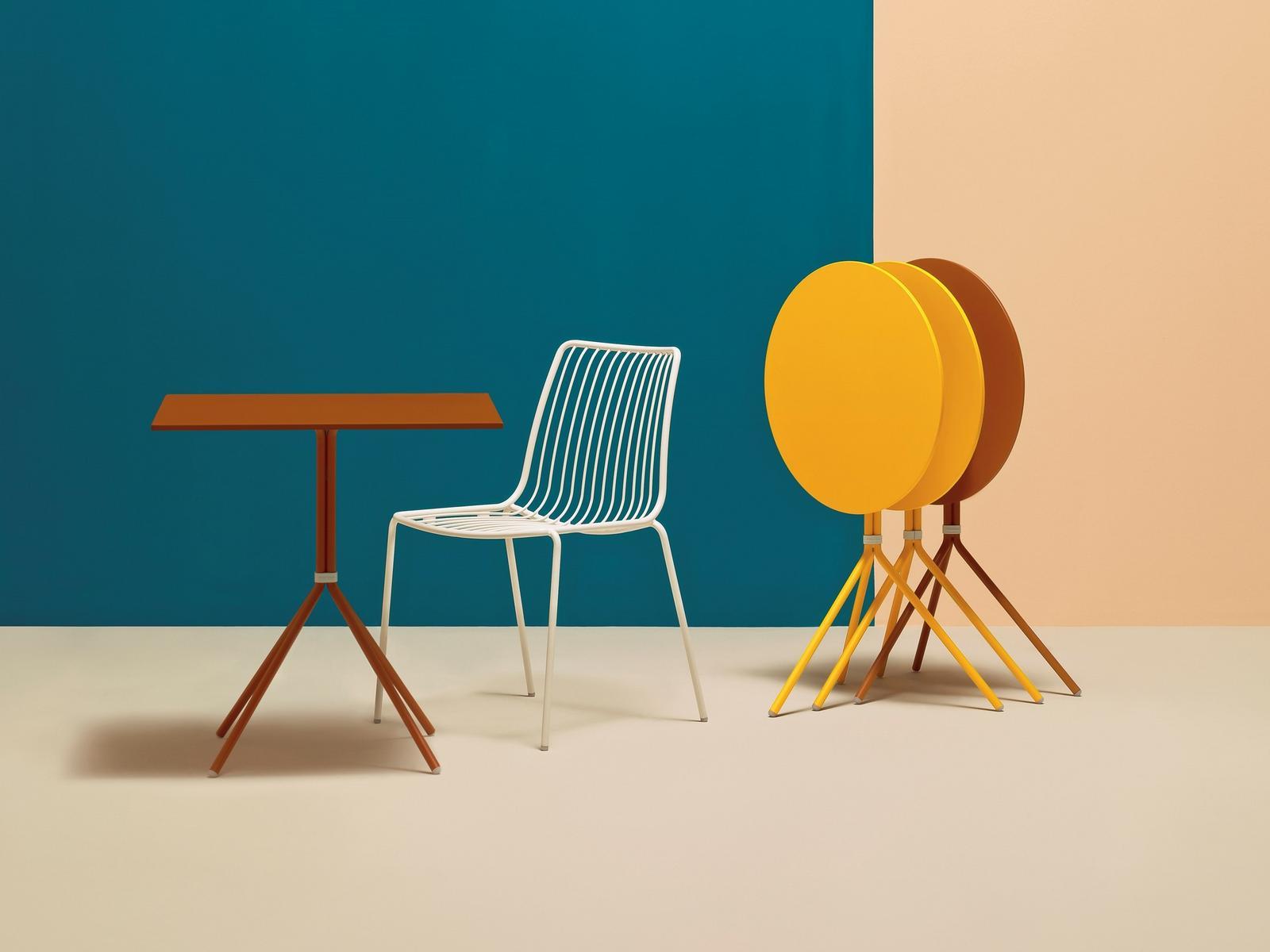 Steel garden chair | Nolita 3650 by Pedrali