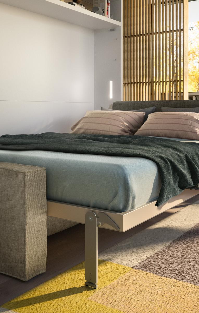 Storage wall with fold-away bed | Circe Sofa by CLEI
