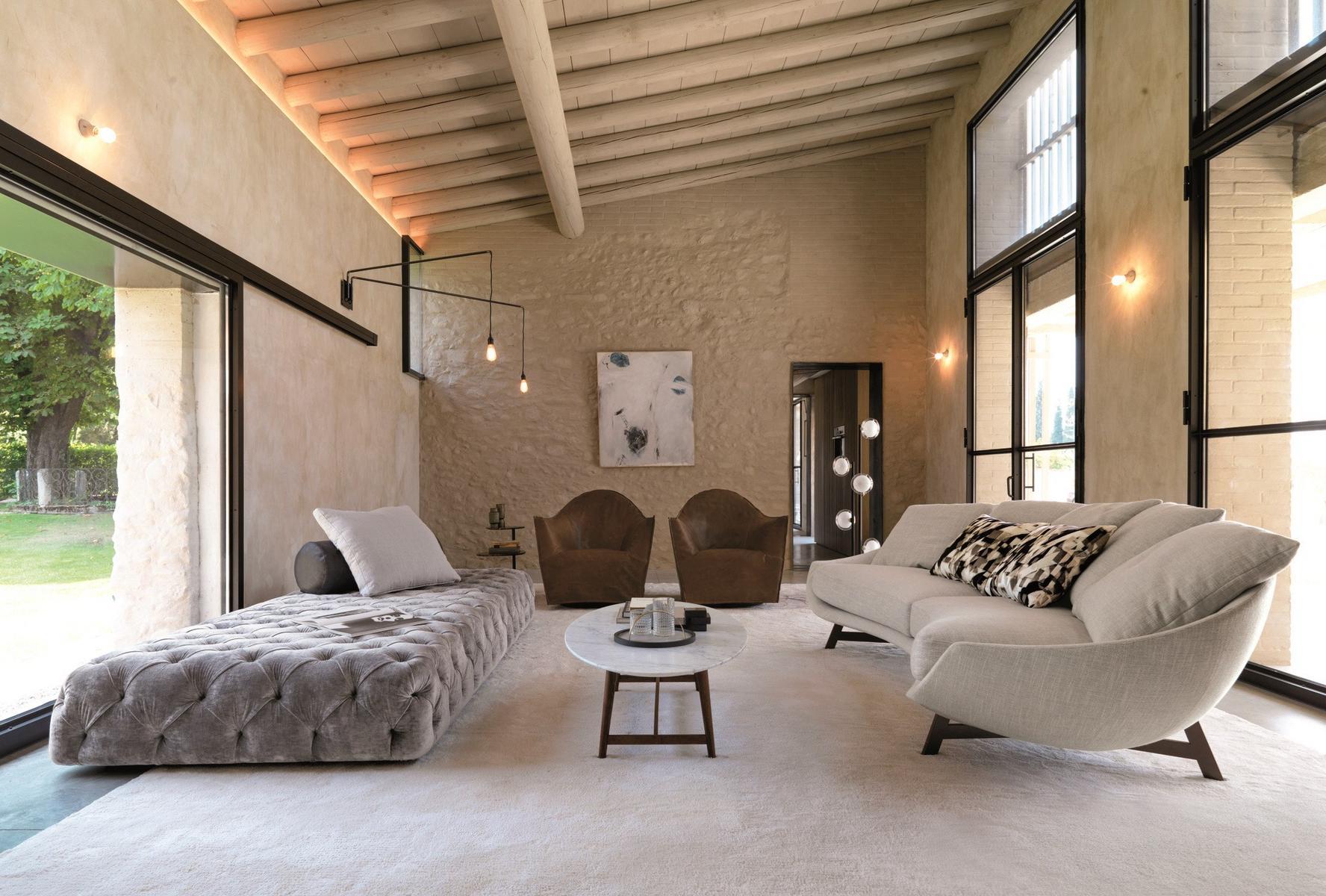 Fabric sofa with removable cover | Avì Es by Desiree