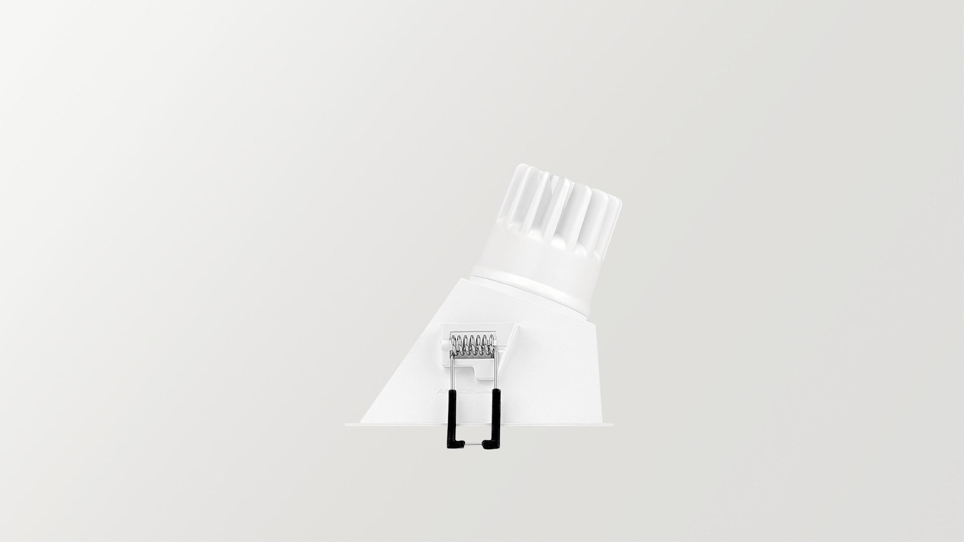 LED recessed spotlight | Swap Square Asymmetric by Arkoslight