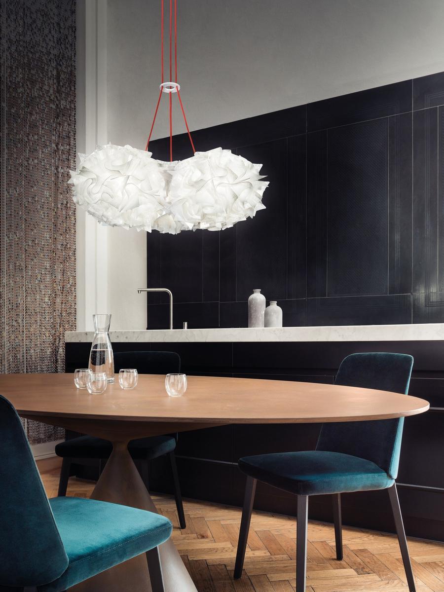 LED Opalflex® pendant lamp | Veli Mini Trio Couture by Slamp