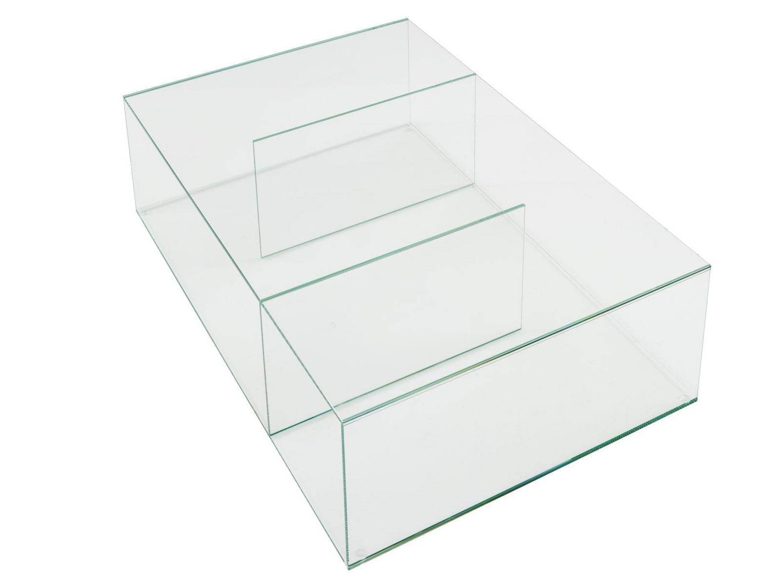 Low rectangular glass coffee table | Saldo by Ligne Roset