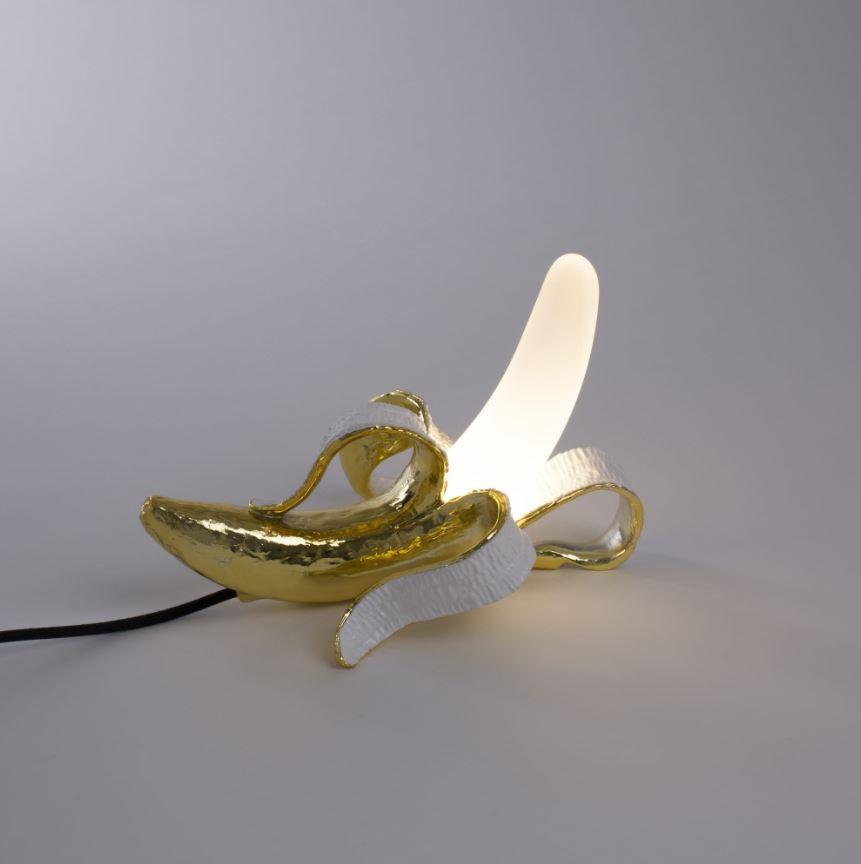 Glass and resin table lamp | Banana Lamp Huey by Seletti