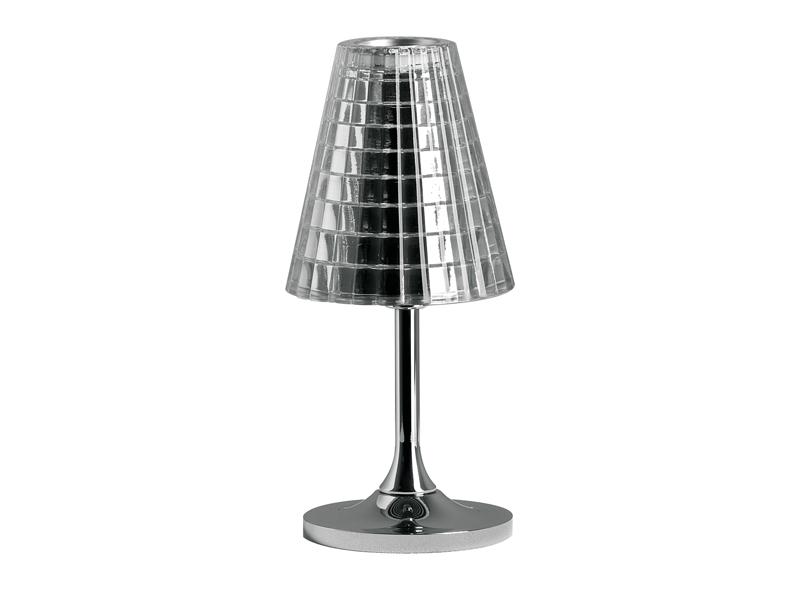 Halogen crystal table lamp | Flow by Fabbian