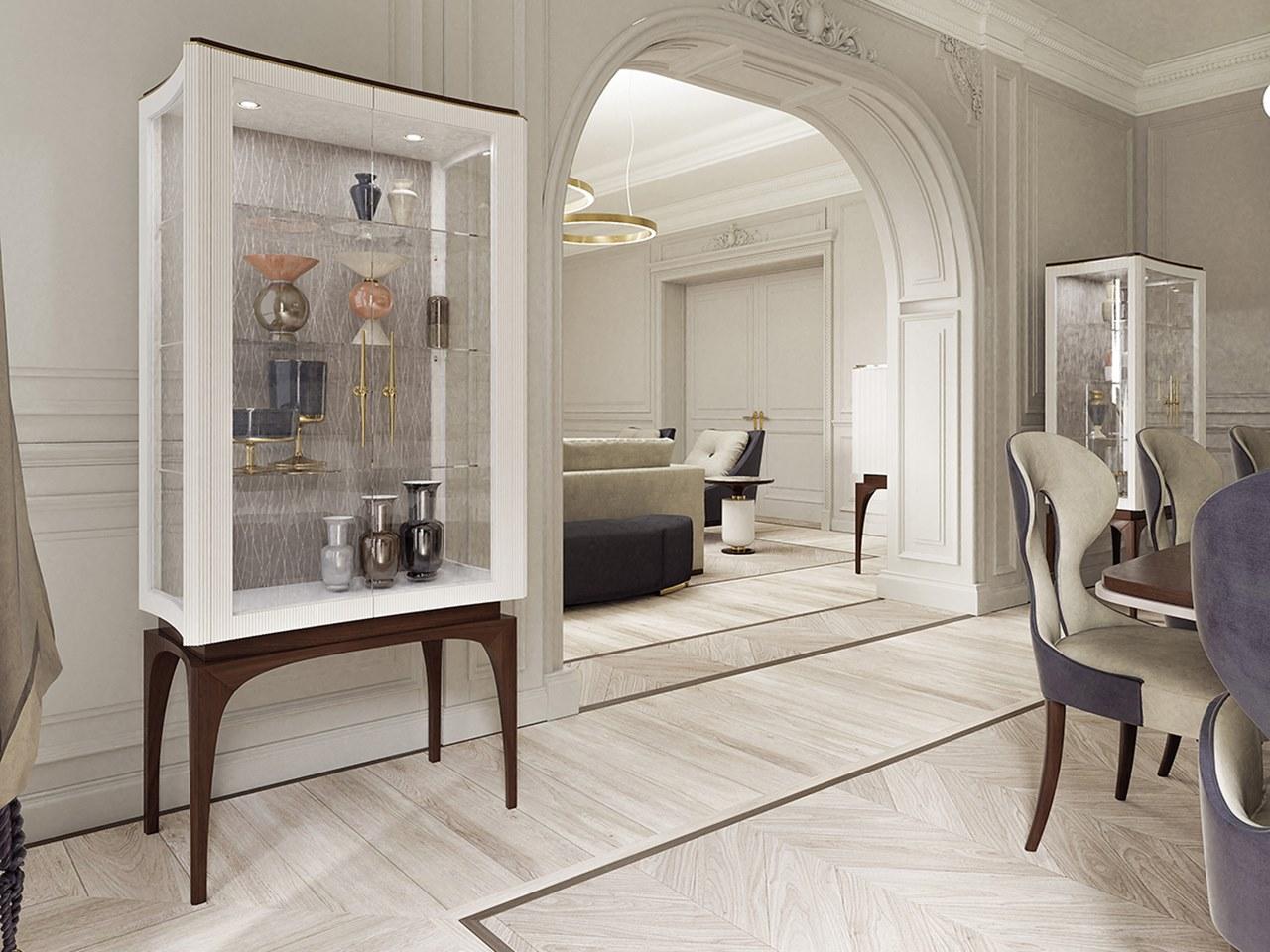 Wooden display cabinet | Pr.531 by Stella del Mobile