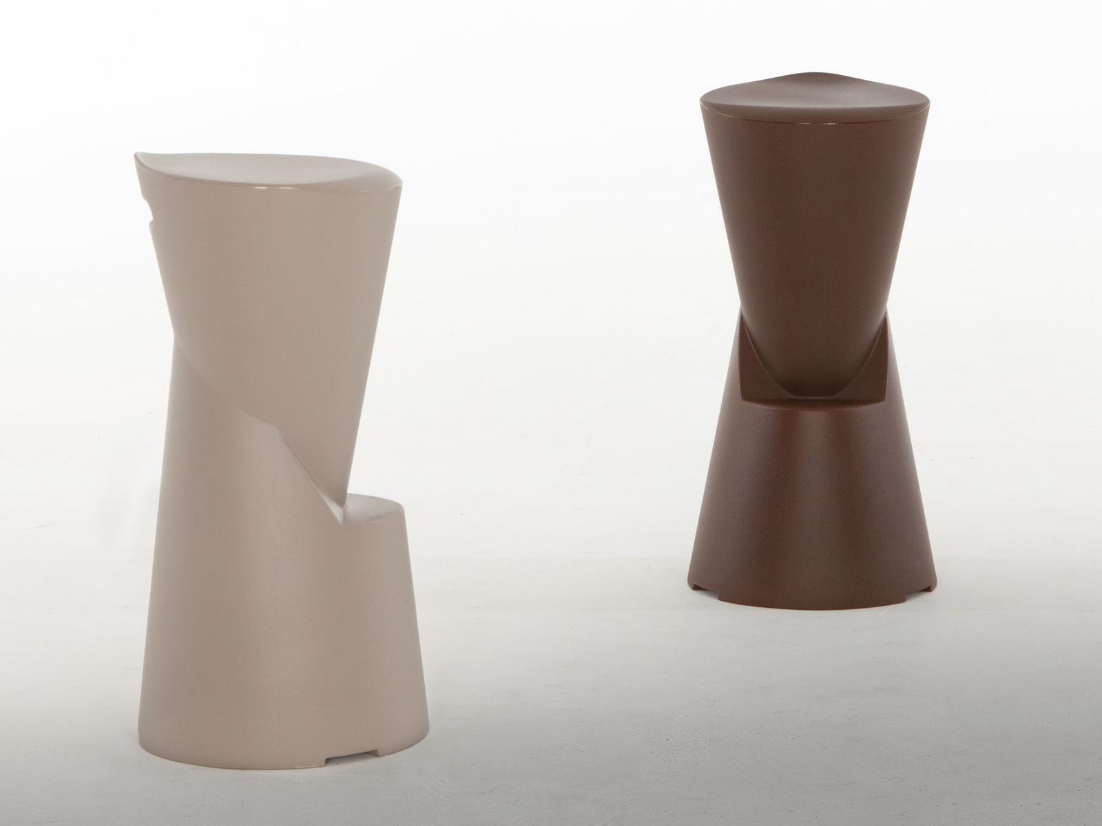 High stool with footrest | Batik by Tonin Casa