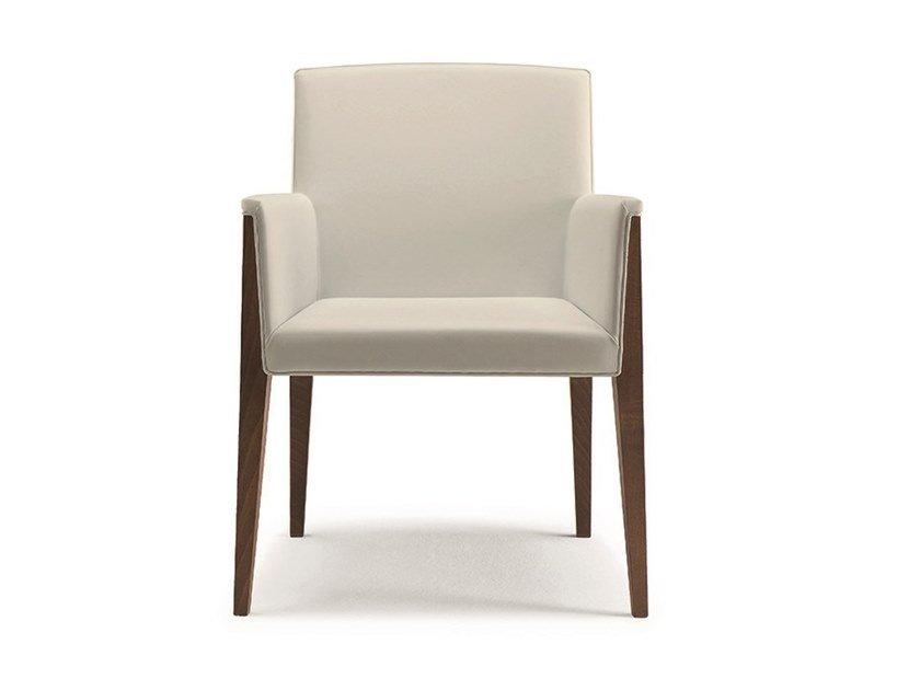 Fabric easy chair with armrests | Eddie by Martini interiors