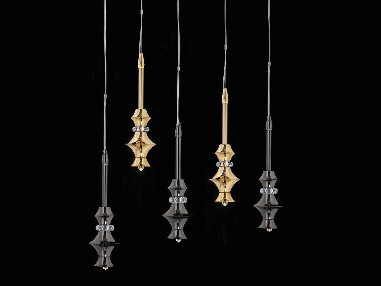 LED brass pendant lamp | Selly by Aiardini lighting