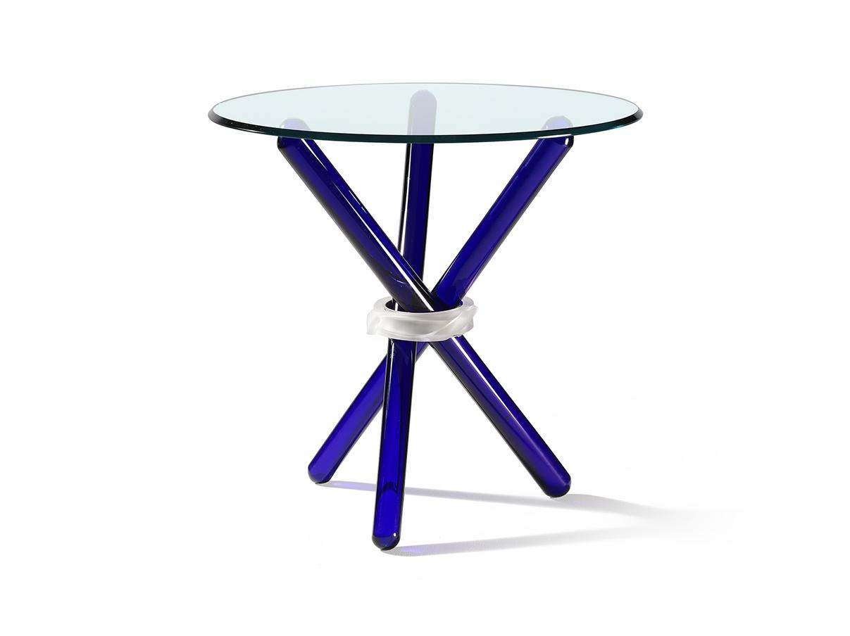 Round glass coffee table | Oodan by Reflex