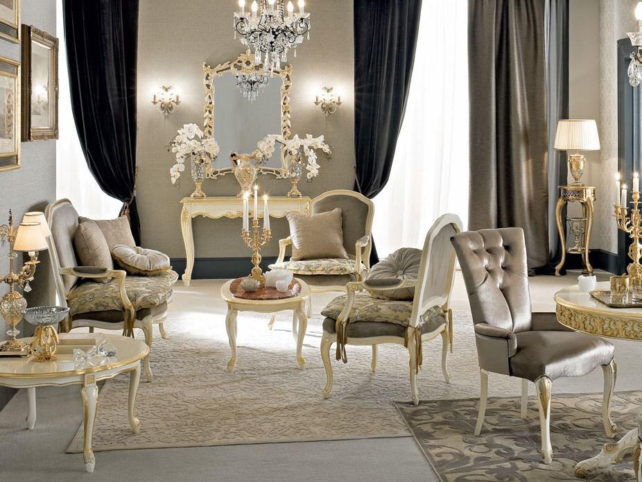 Upholstered easy chair with armrests | 12436 by Modenese Gastone