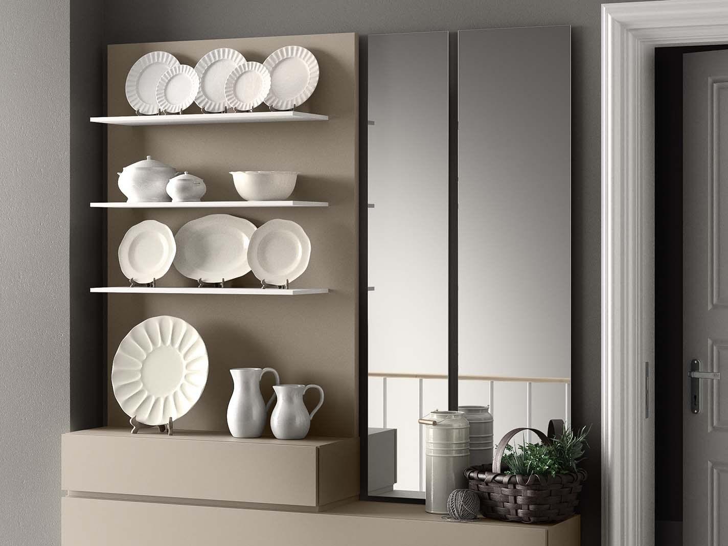 Rectangular wall-mounted mirror | Geometrika Rettangolare by Pianca