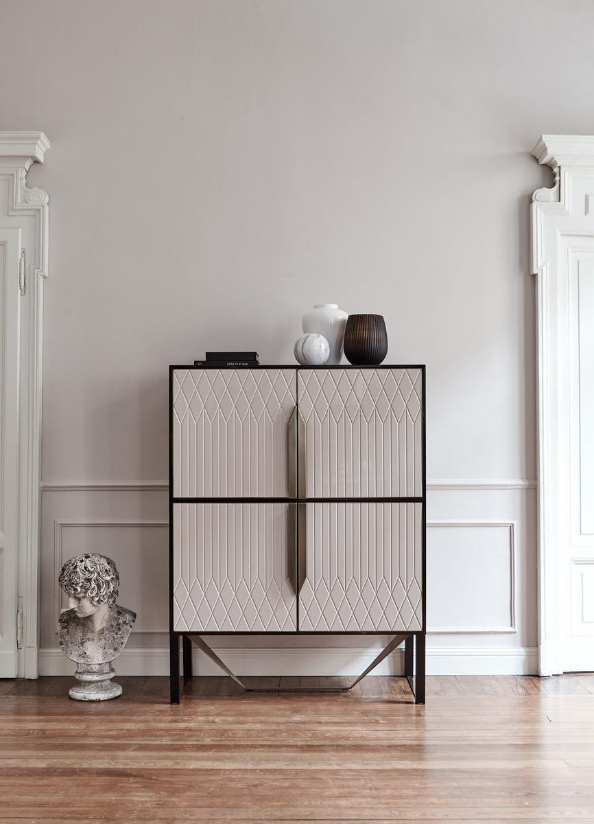 Wooden highboard with doors | Prisma by Capital Collection