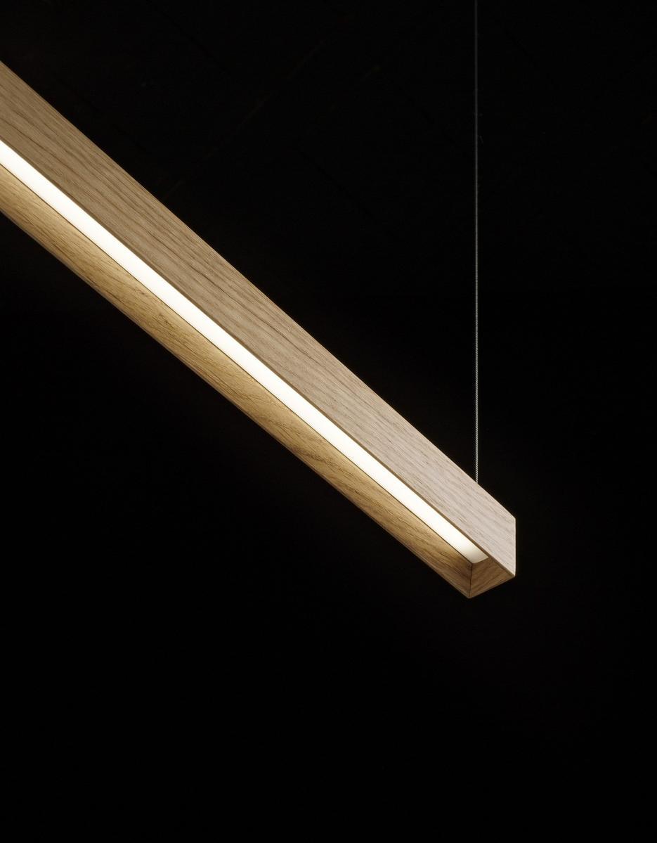 LED oak pendant lamp | Lanacotta by Olev