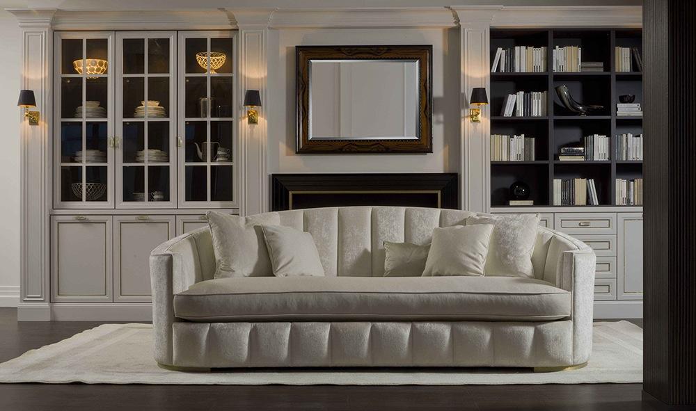 Curved velvet sofa | Eliodoro by Galimberti Nino