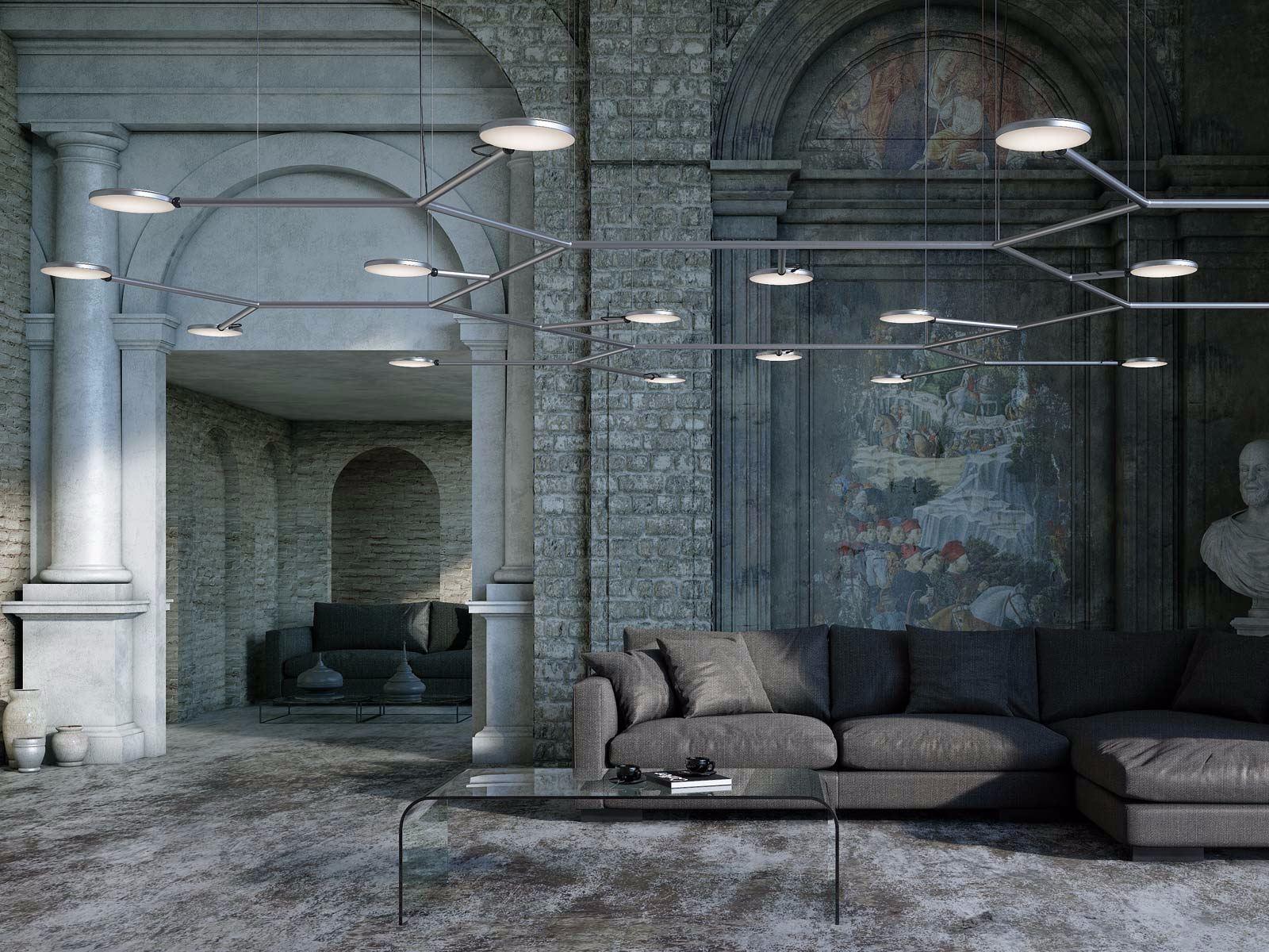 LED swivel pendant lamp | Avveni Pendant by Sattler