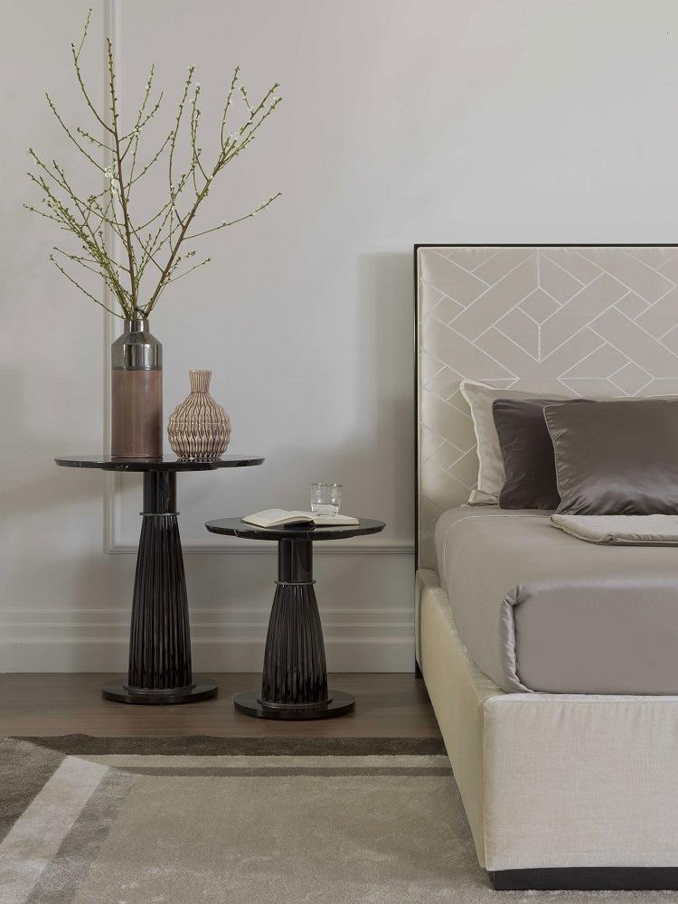 Round wood coffee table | Orlando by Galimberti Nino