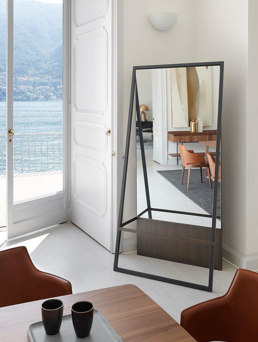 Freestanding rectangular mirror | Tale by Potocco