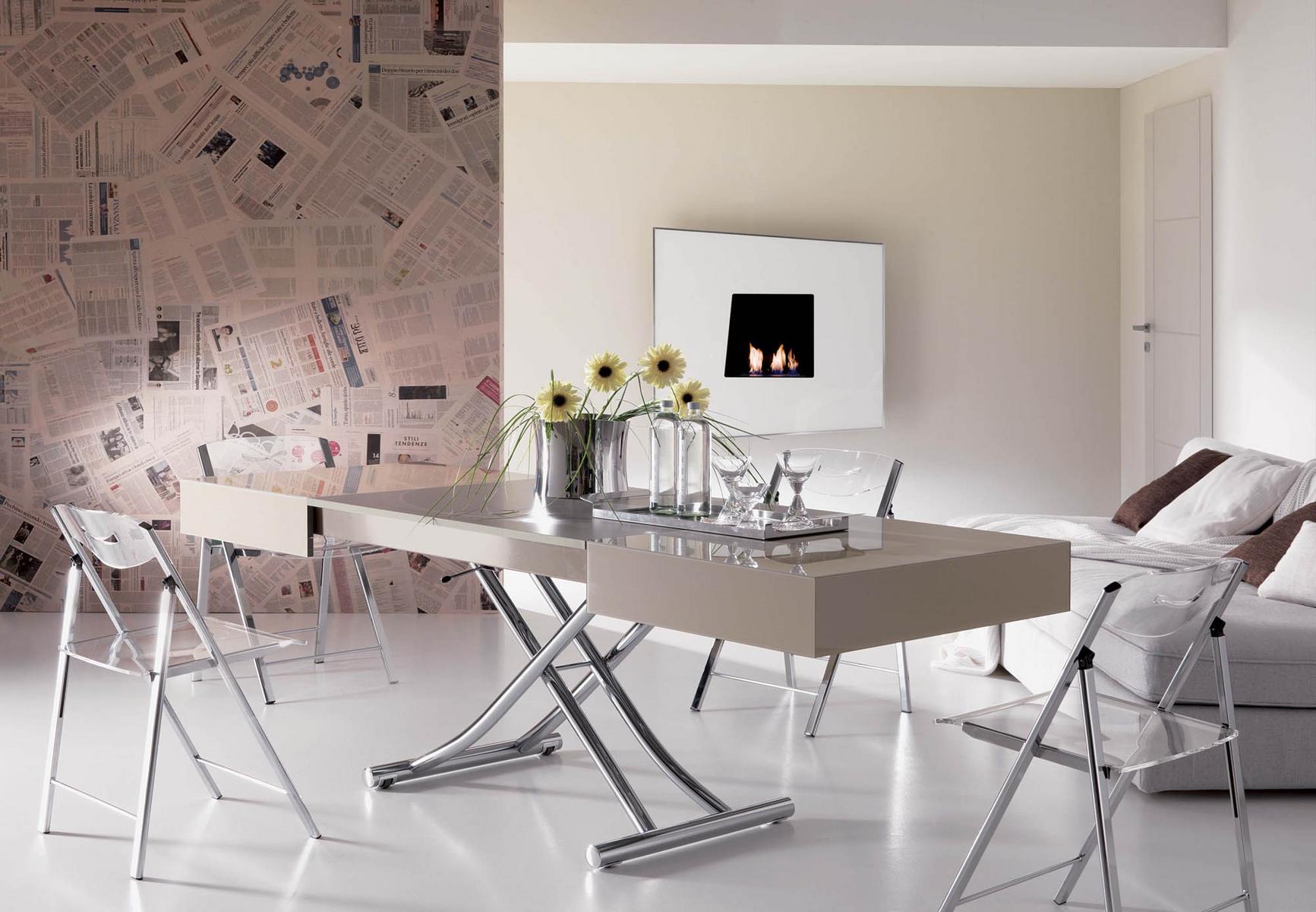 Height-adjustable extending coffee table | Box by Ozzio Italia