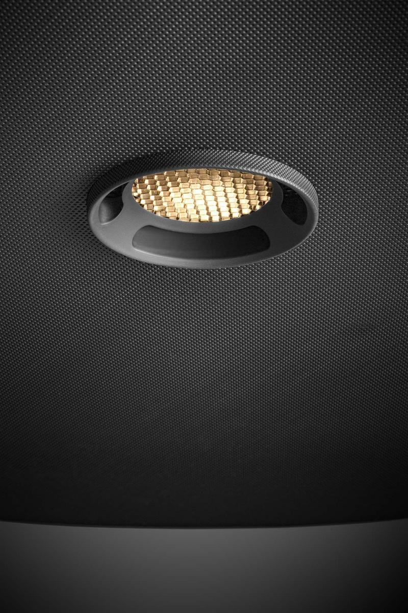 LED perforated metal pendant lamp | Eclipse Beam Silence by Olev