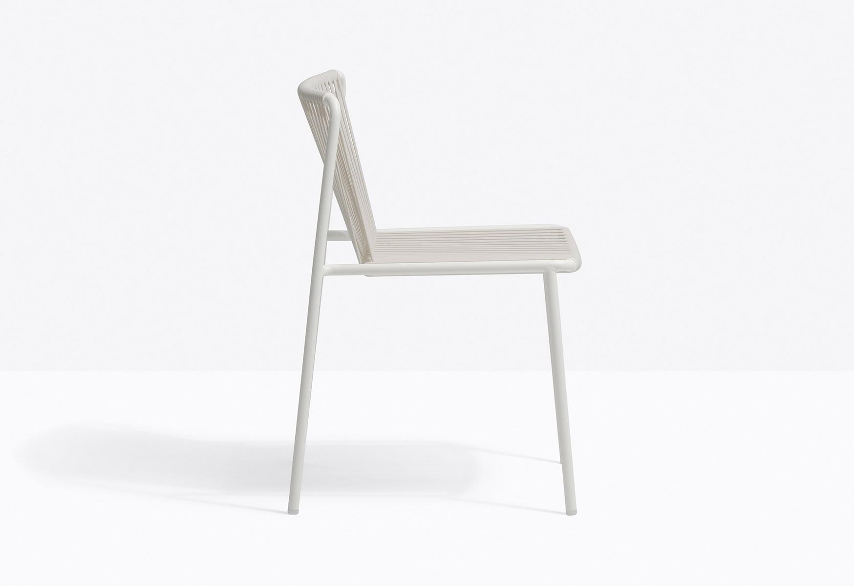 Powder coated steel garden chair | Tribeca 3660 by Pedrali